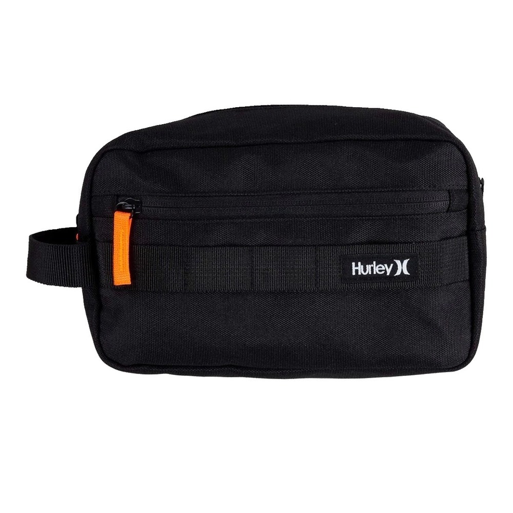 Hurley Men's Travel Black Dopp Kit Toiletry Bag One Size New